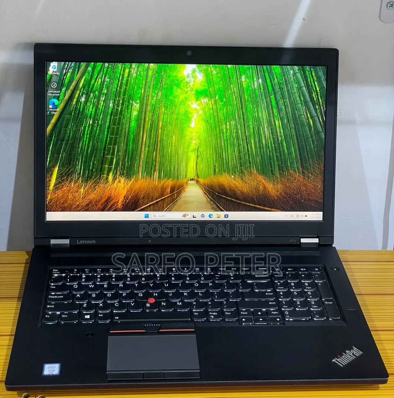 Laptop Lenovo ThinkPad P71 32GB Intel Xeon SSD 1T