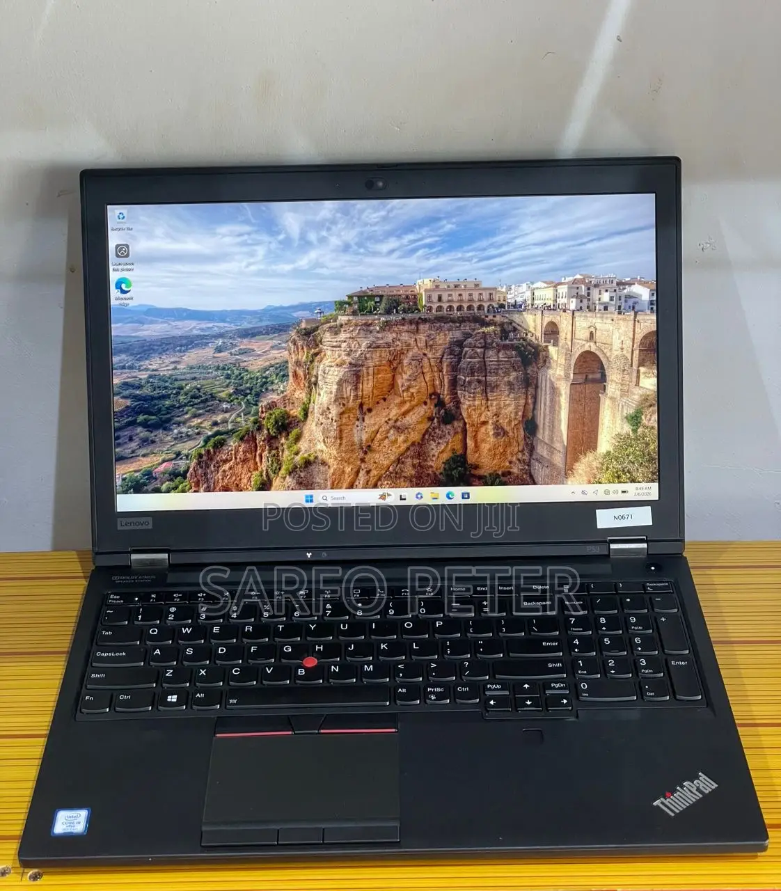 Laptop Lenovo ThinkPad P53 8GB Intel Core i9 SSD 1T