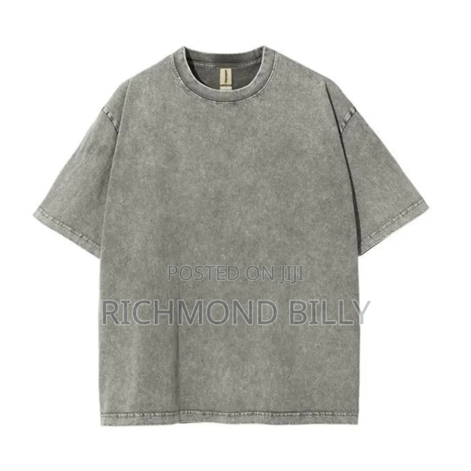Plain Acidic Washed T-Shirt