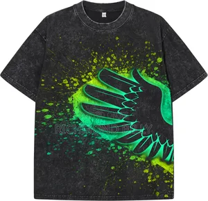 Plain Acidic Washed T-Shirt