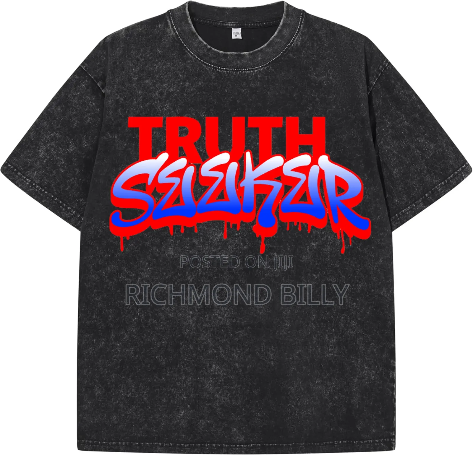 Plain Acidic Washed T-Shirt