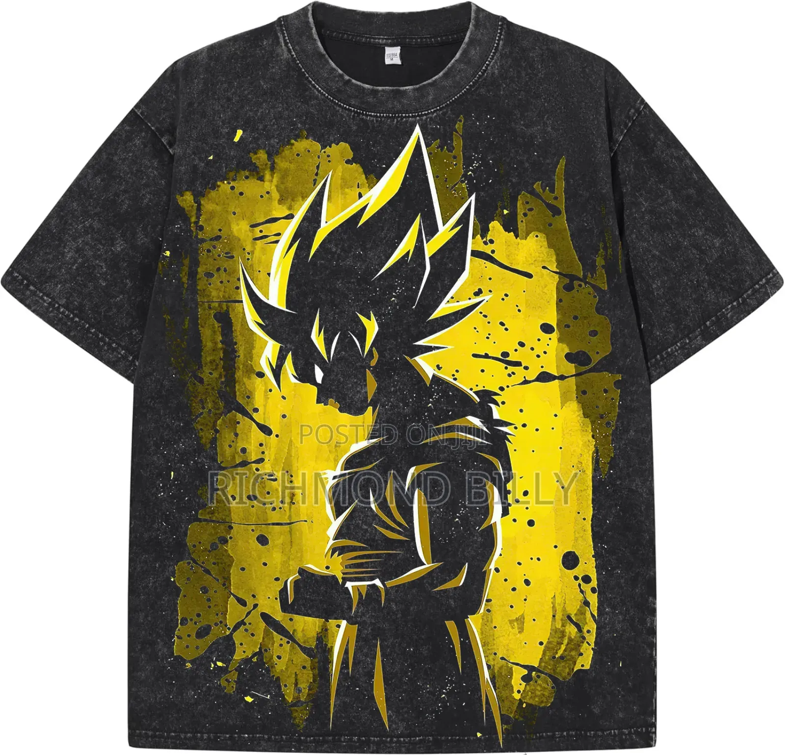 Plain Acidic Washed T-Shirt