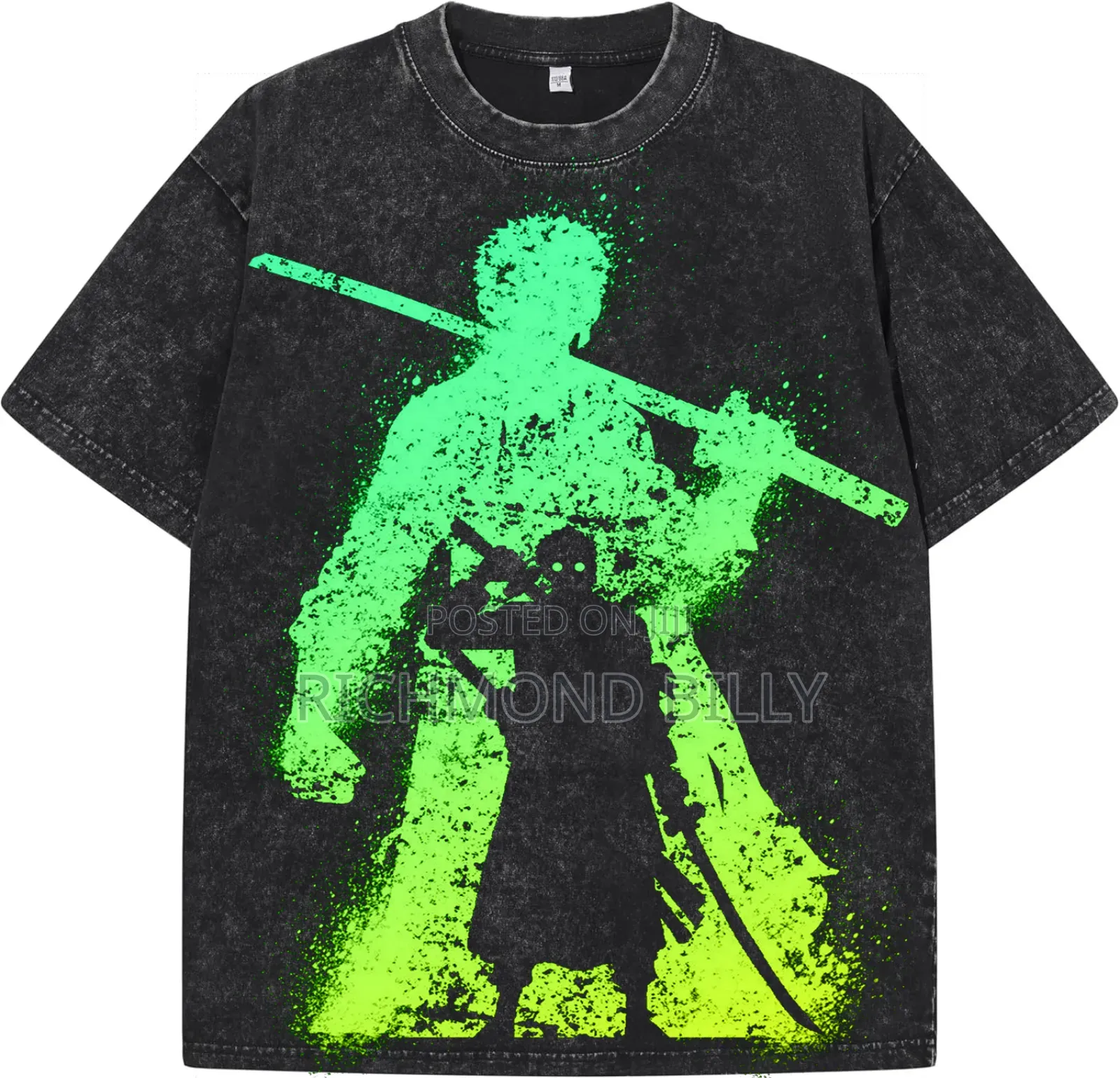 Plain Acidic Washed T-Shirt