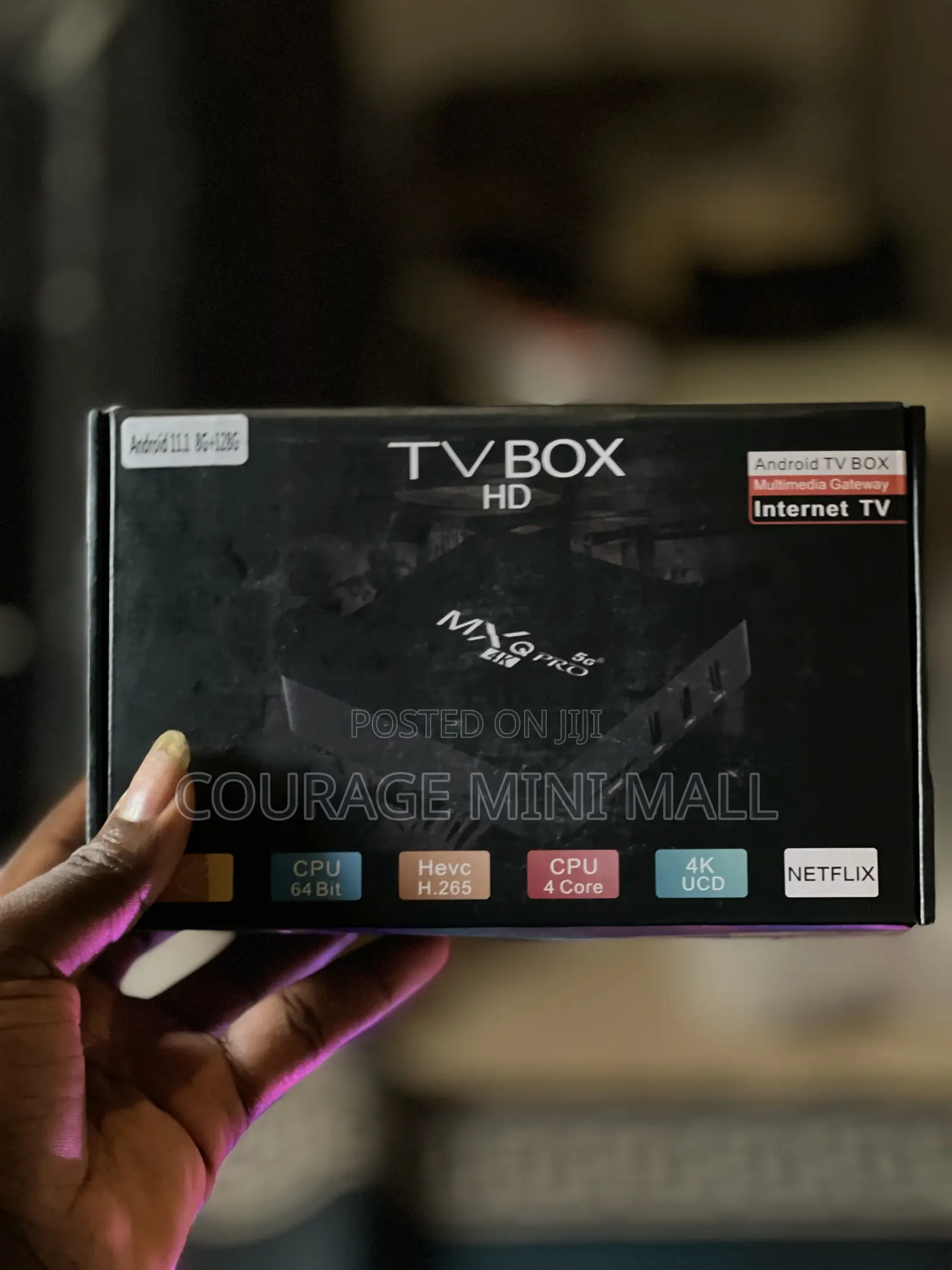 Android Tv Box With Youtube, Netflix Playstore 128gb