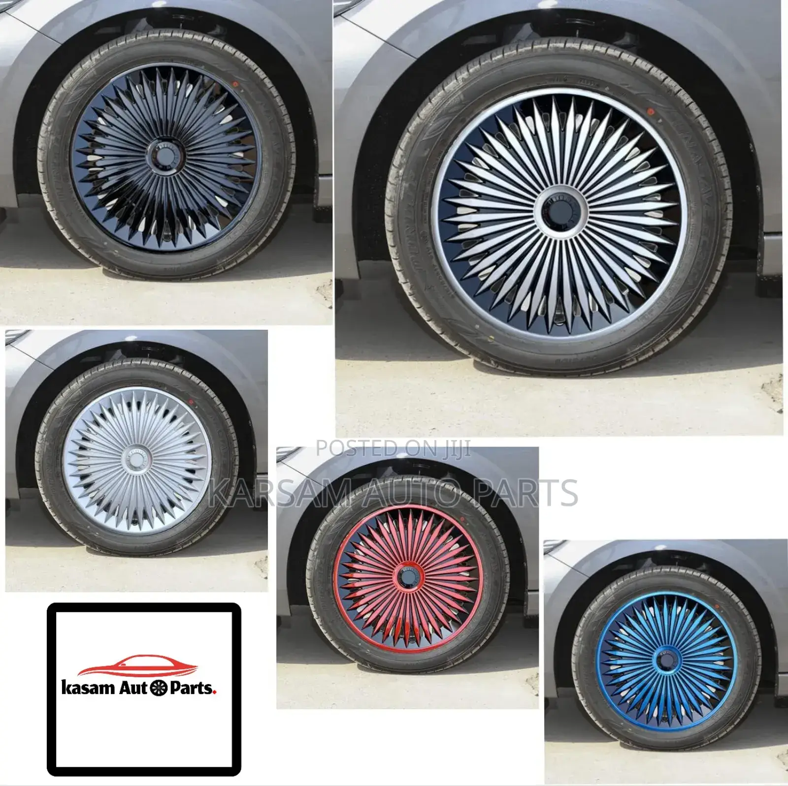 Wheel Cap Covers Red ,Blue and Ash Rim 14 and Rim 15