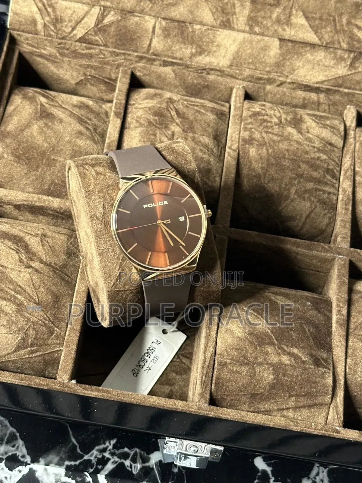 Police New Horizon Watch With Silicone Strap