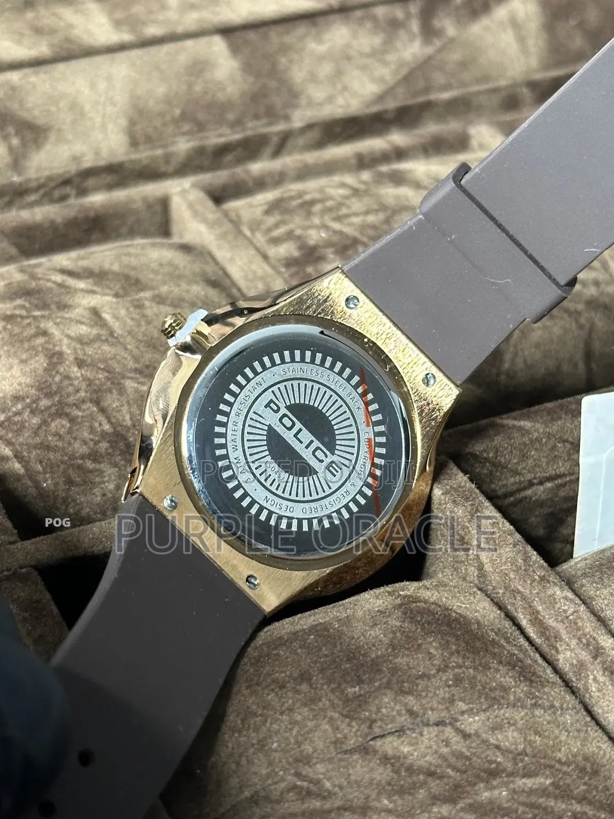 Police New Horizon Watch With Silicone Strap