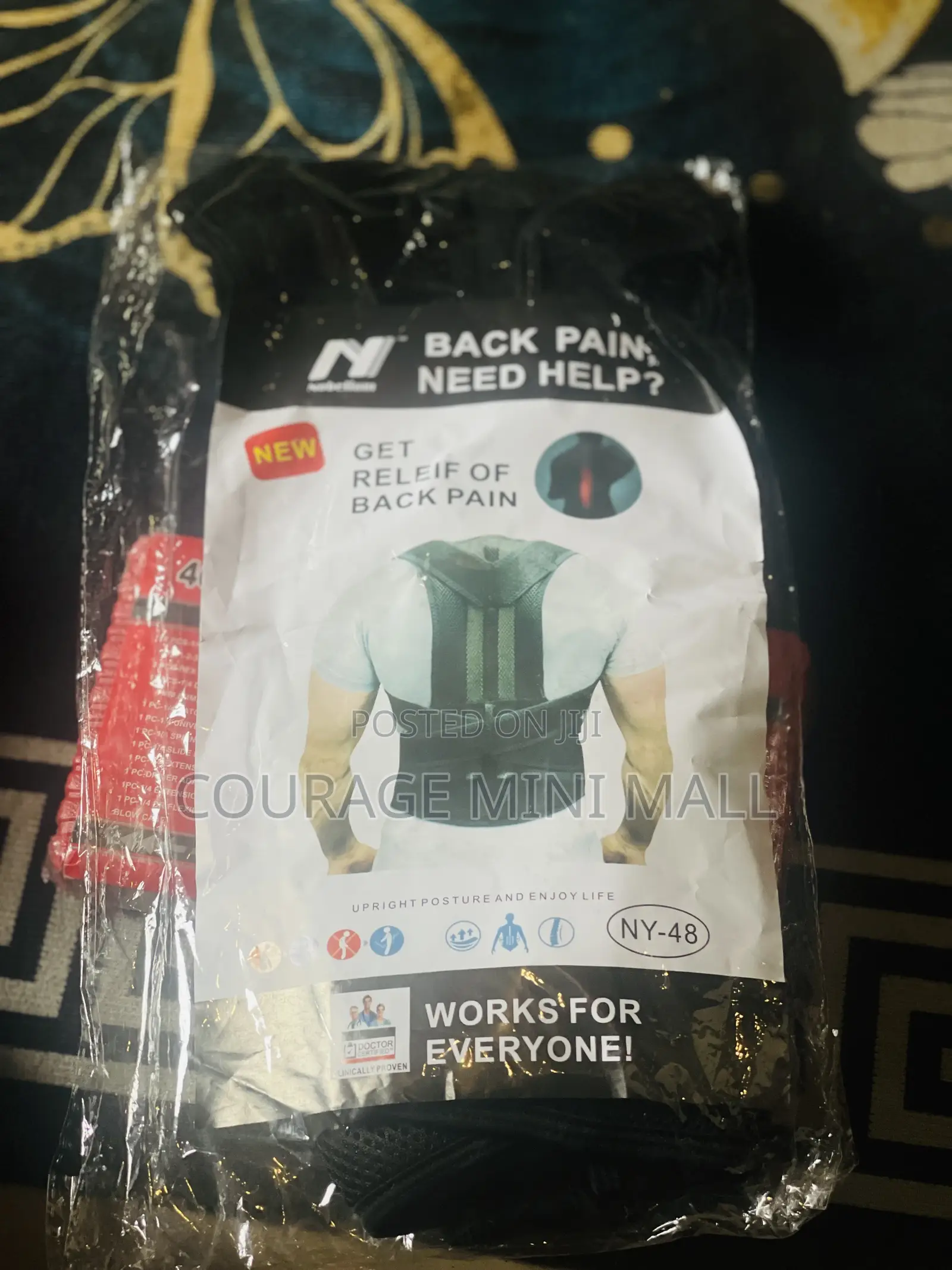 A Posture Correction Belt to Relieve Shoulder, Waist and Back Pain