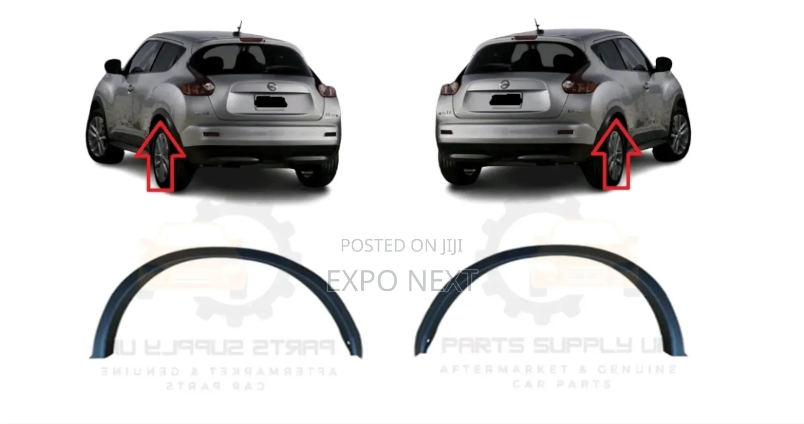 Front Rear Fender Trim Moulding Juke 2010-2017