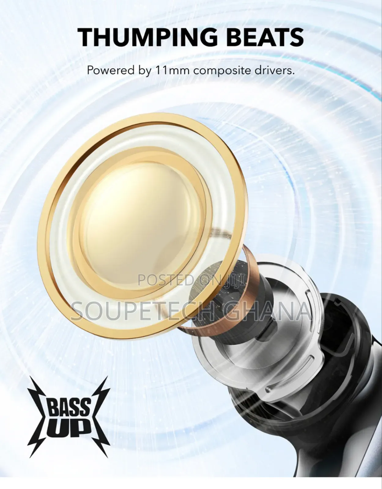 Soundcore P40i Noise Cancelling Earbuds–Long Battery Deep Bass