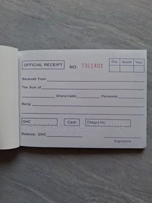 Official Receipt Book