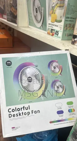 Rechargeable Fan With Light