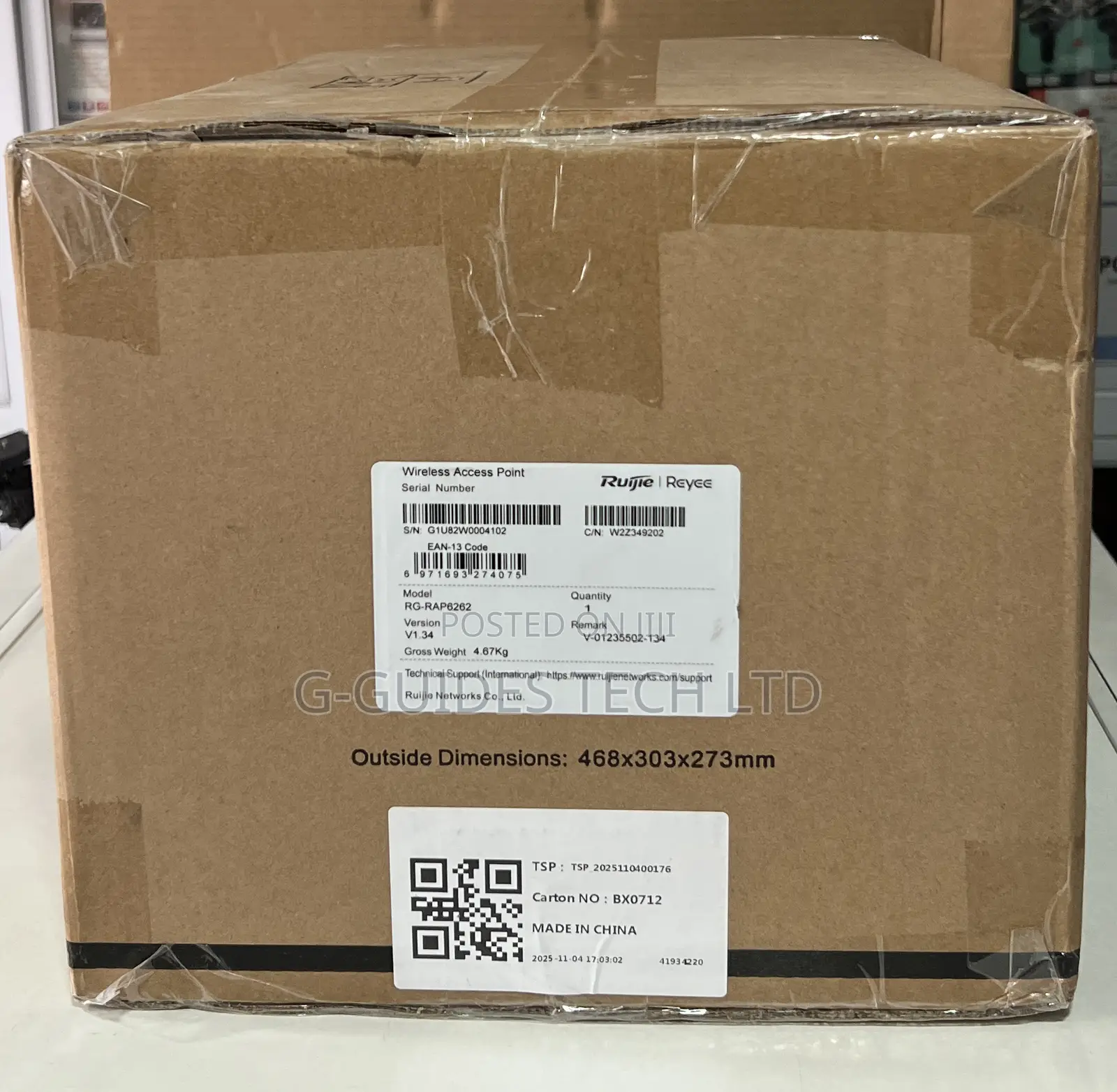Ruijie-Reyee Rg-Rap6262 Ax3000 High-Performance Outdoor Access Point