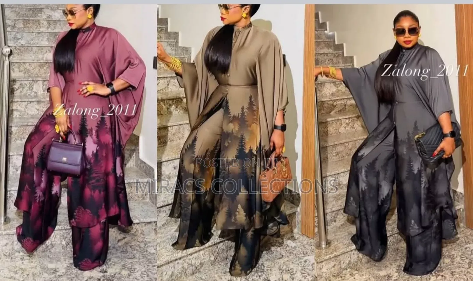 Modern African Kaftan or Boubou