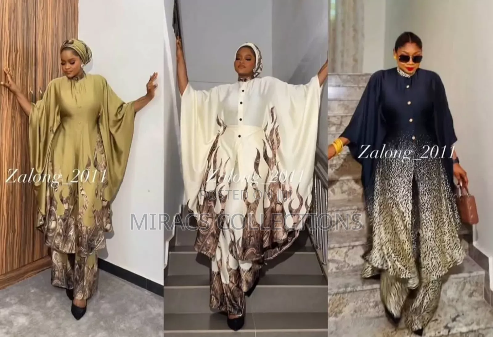 Modern African Kaftan or Boubou
