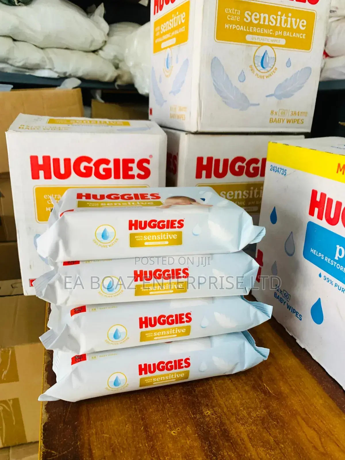 Huggies Extra Care Sensitive Baby Wipes 48 Wipes X 8pack