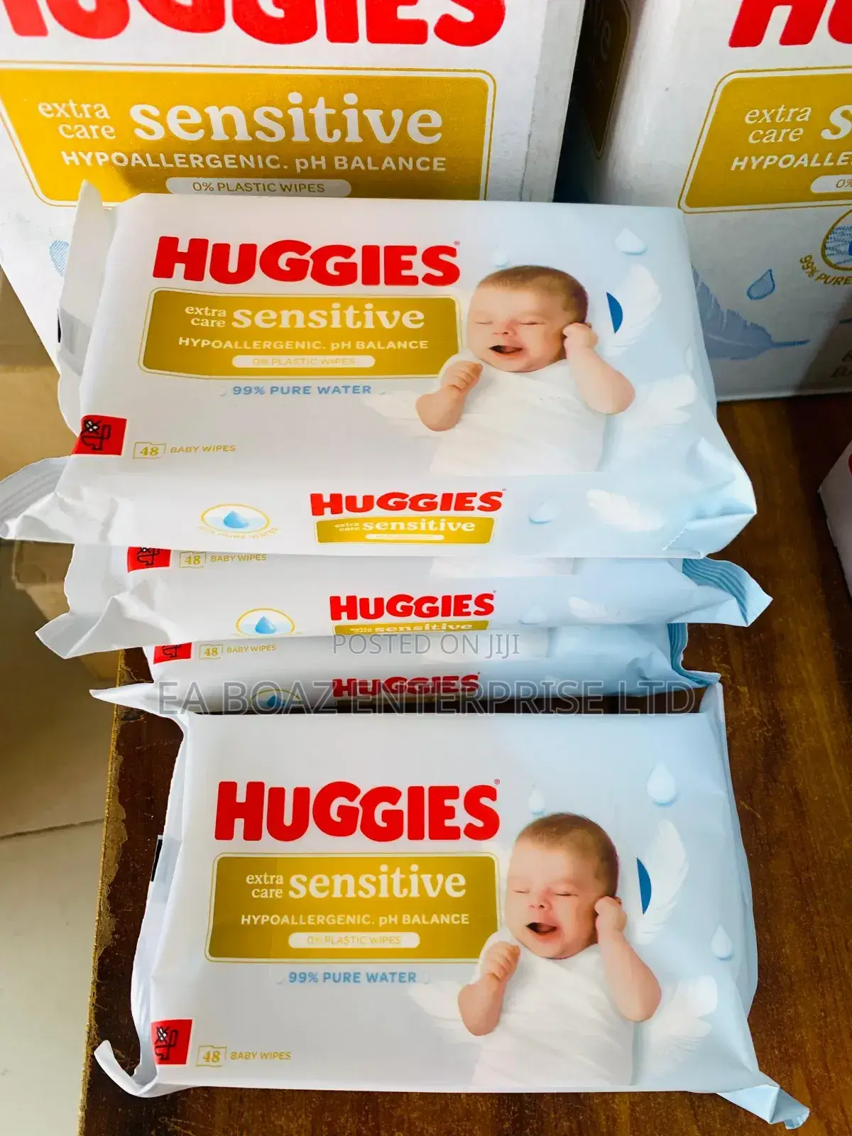 Huggies Extra Care Sensitive Baby Wipes 48 Wipes X 8pack