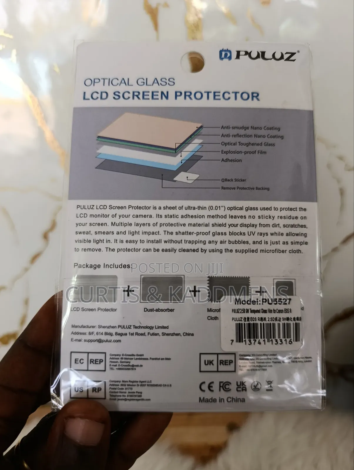 Canon R Camera Optical Glass LCD Screen Protector