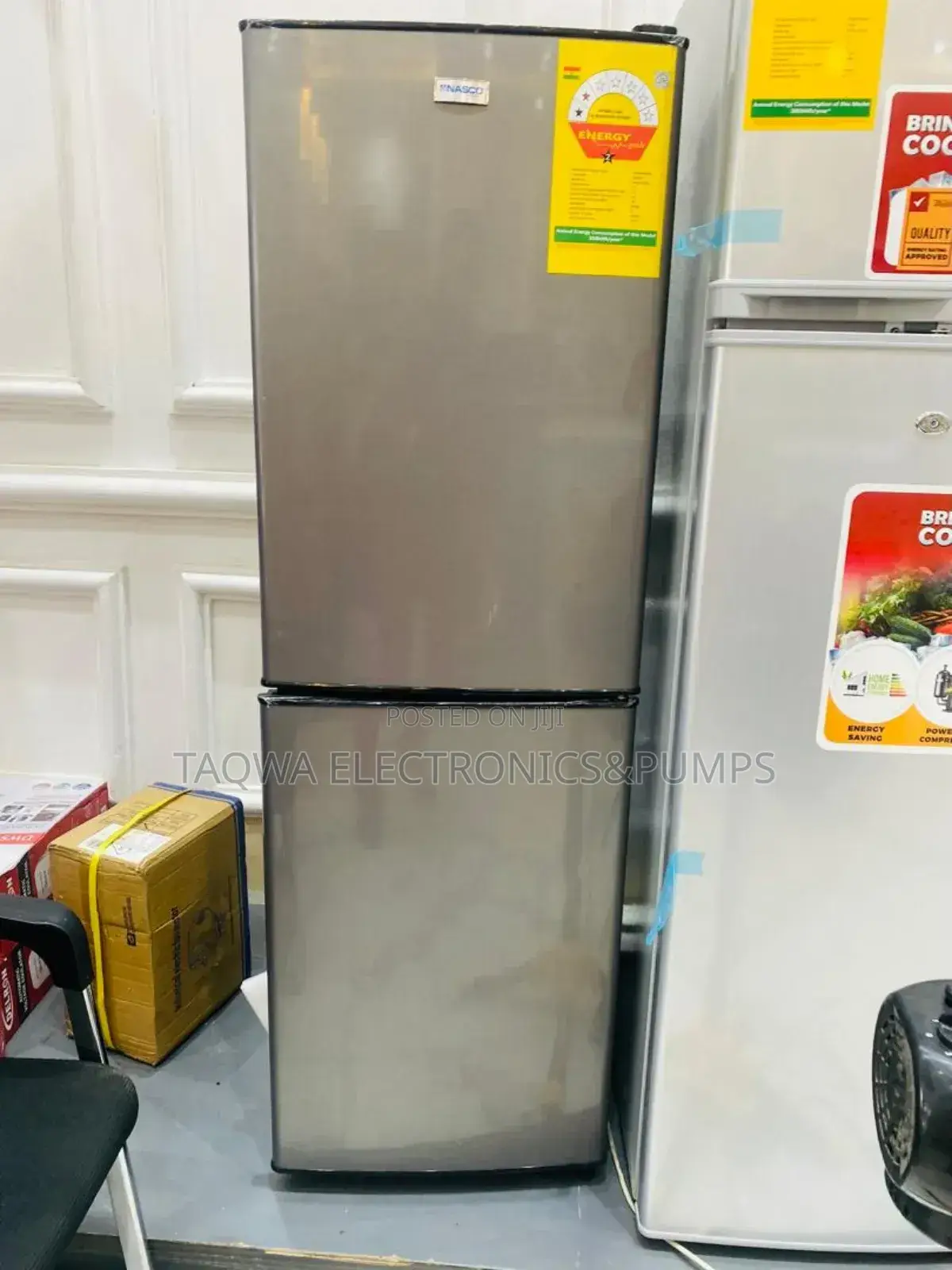 Silver Nasco Refrigerator 158ltr Fridge