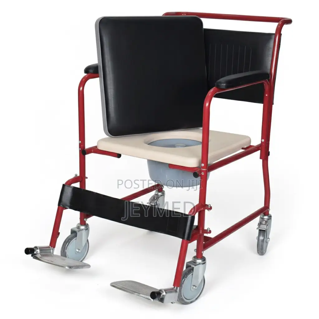 Commode Chair (With Wheels)