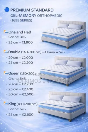 Gel Memory Foam Mattress in a Box (Jsk Products)
