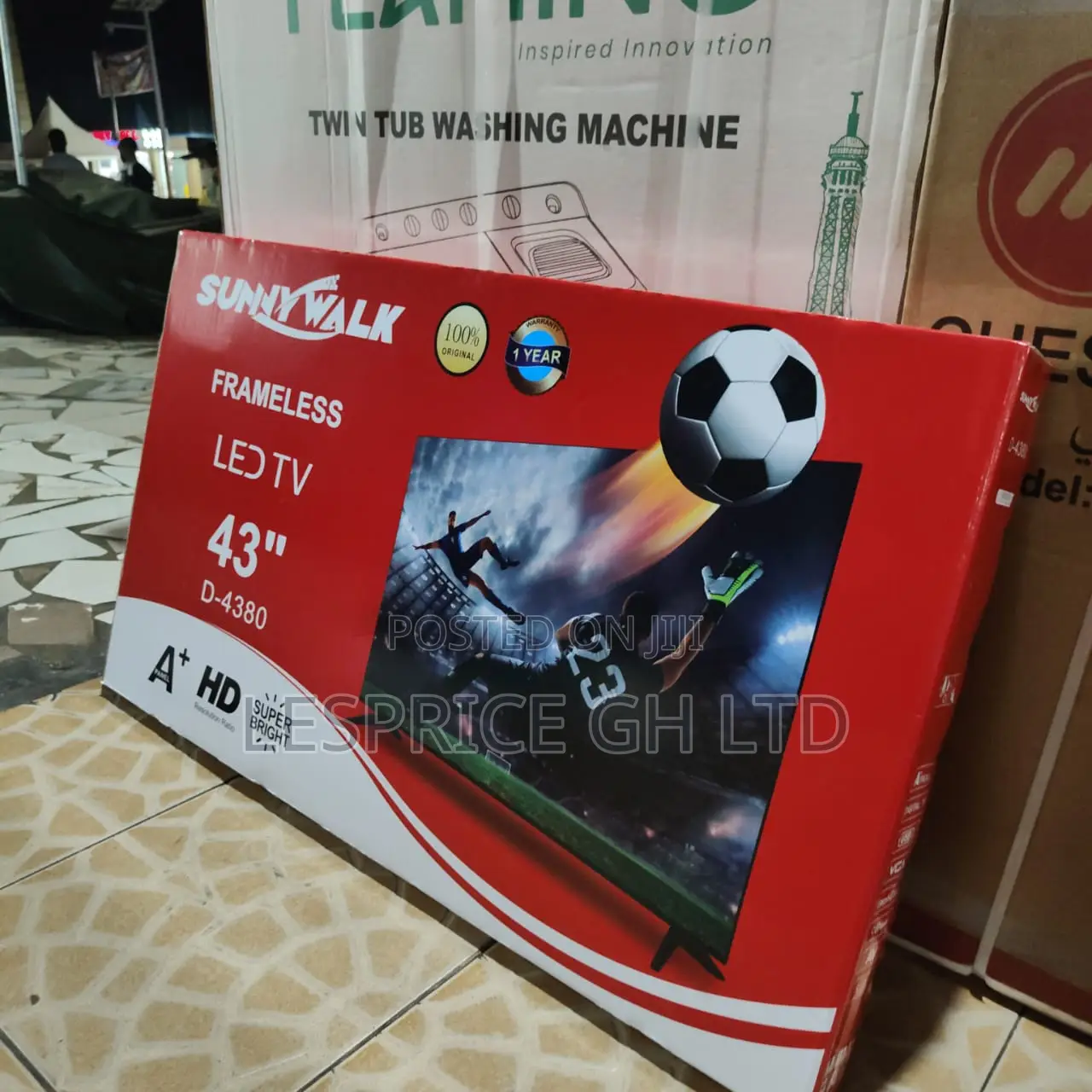 Frameless 43'' Sunnywalk Tv