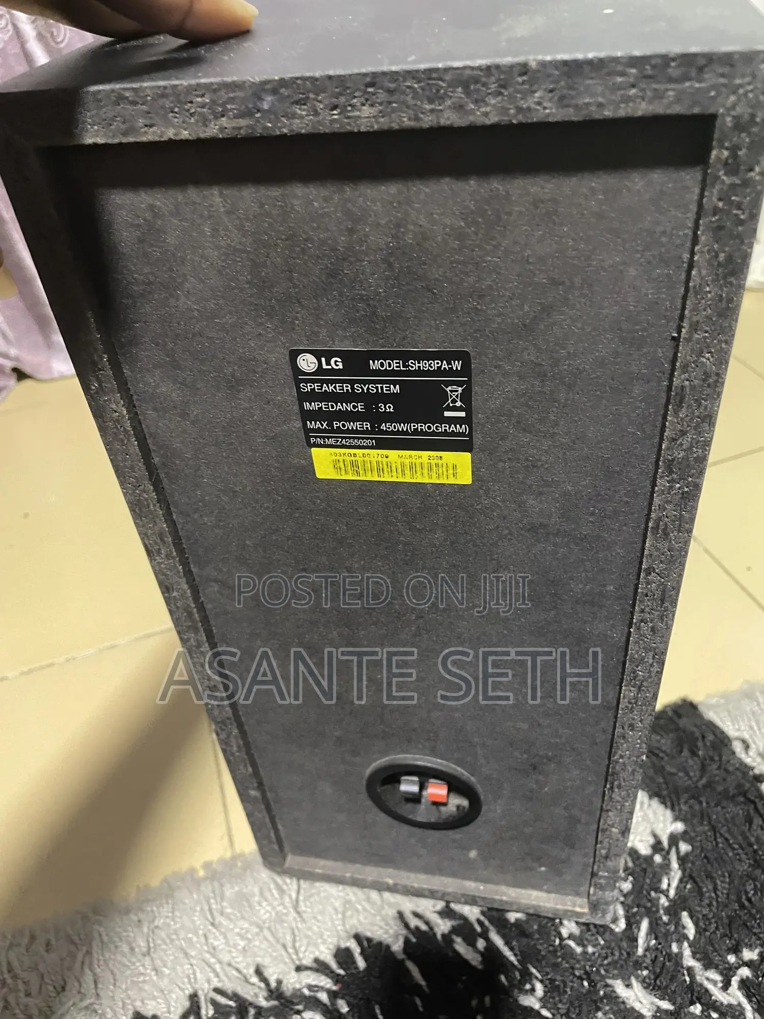 Powerful Lg Passive 450watts Subwoofer Bass