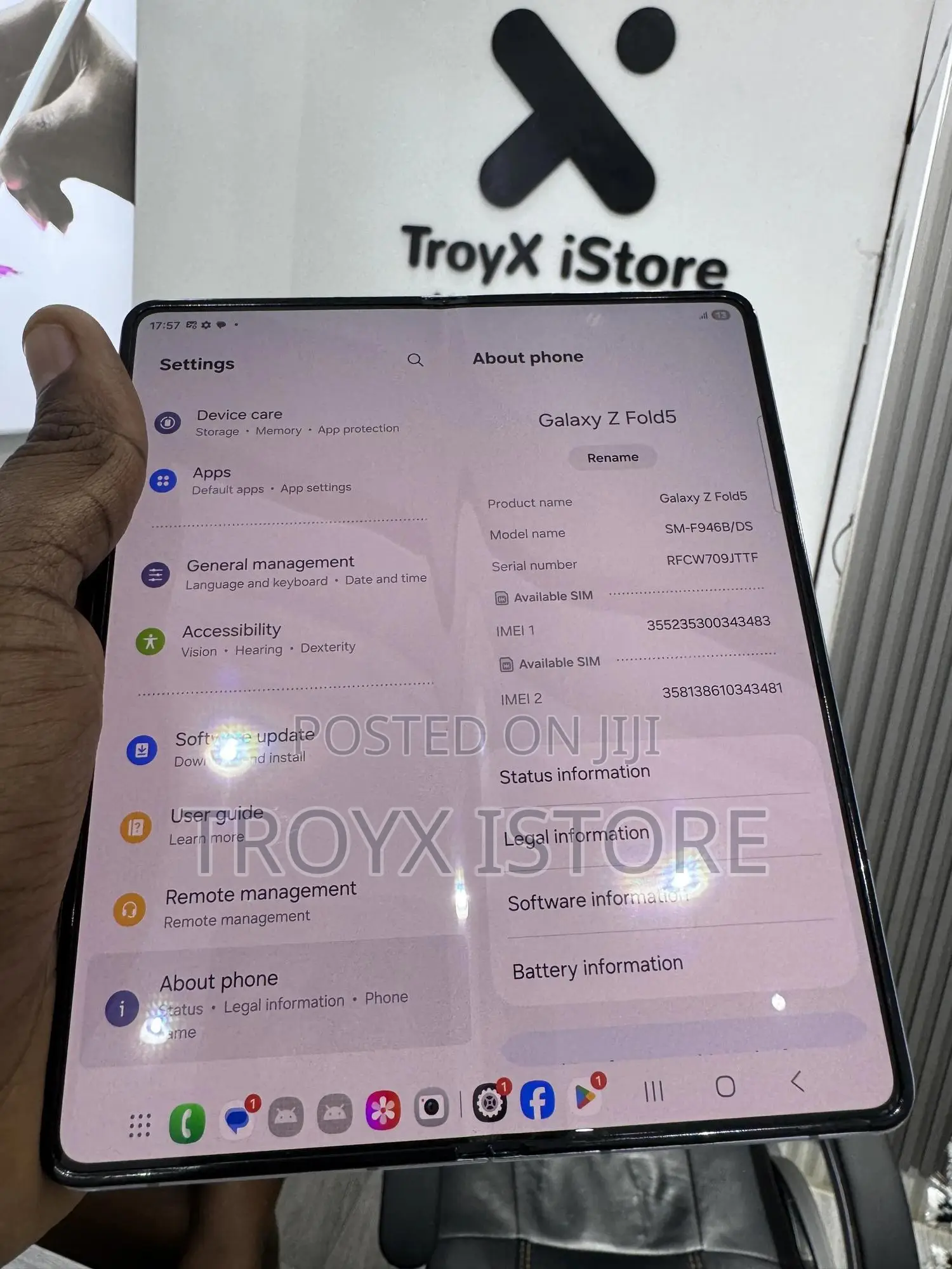 Samsung Galaxy Z Fold 5 512 GB Blue