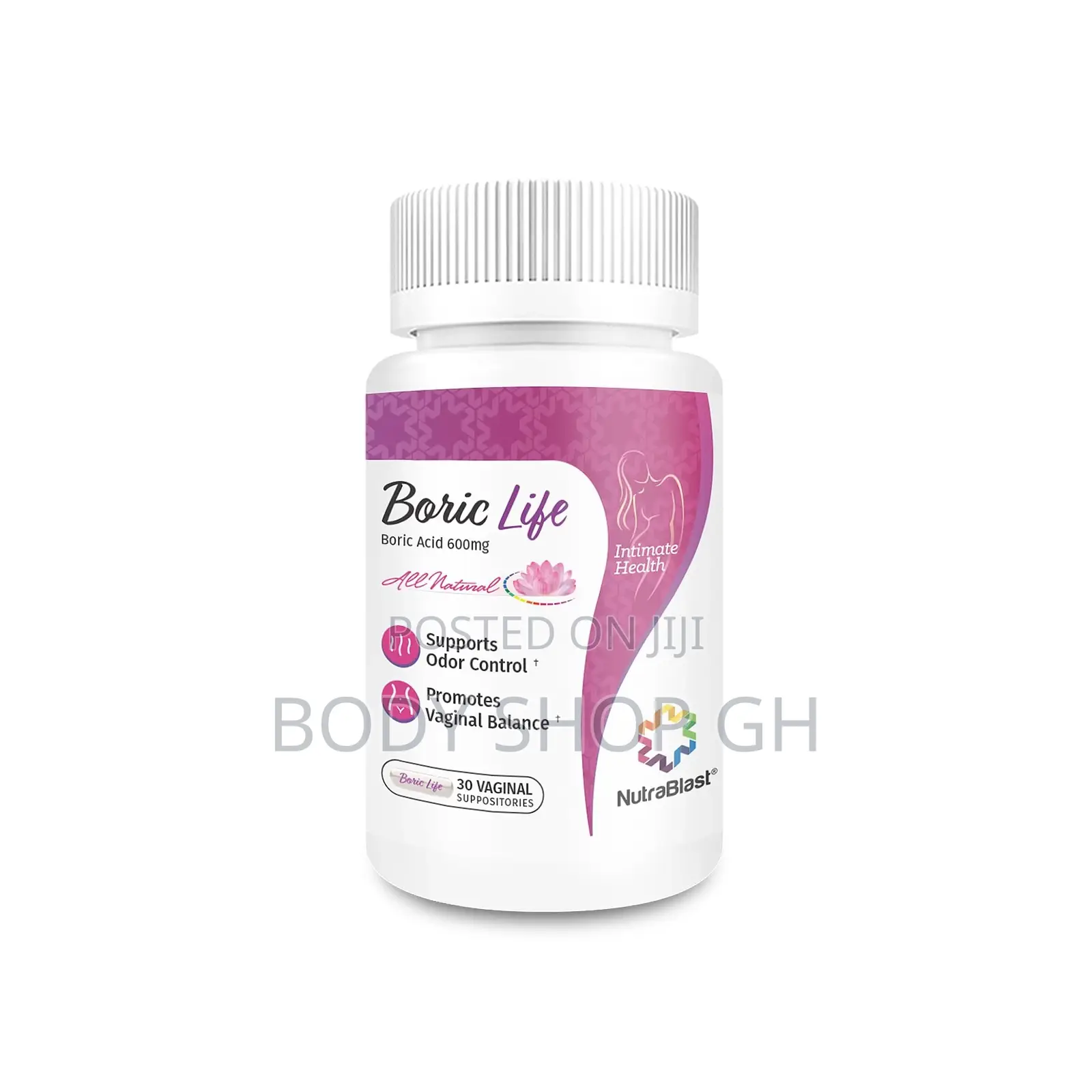 Nutrablast Boric Acid Suppositories - 100% Made in Usa