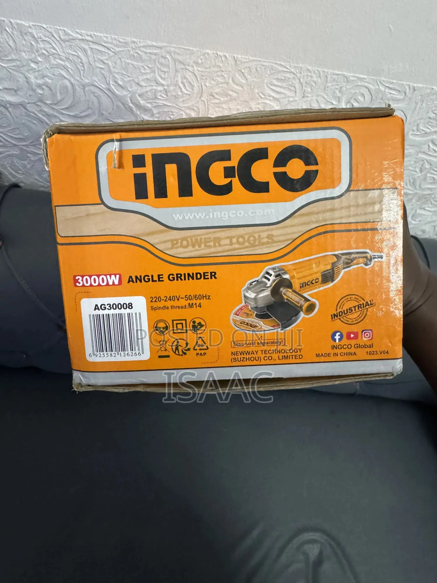 3000 W Ingco Angle Grinder