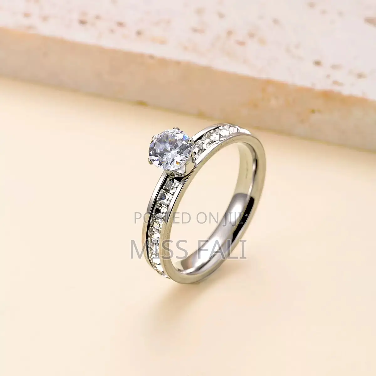 Eternal Promise Solitaire Ring. Size 7-9