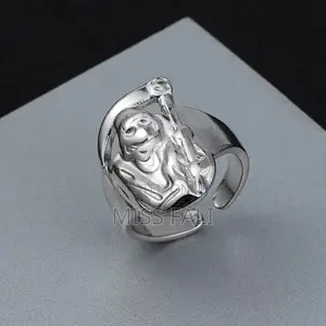 Silver and Golden Muse Ring.