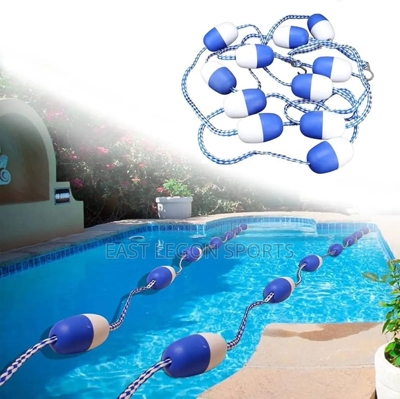 Swimming Pool Divider Deep End Lane Rope