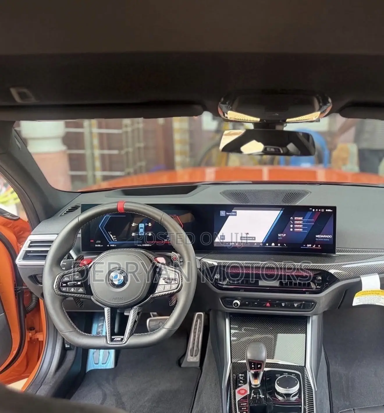 BMW M3 Competition xDrive Sedan 2025 Orange