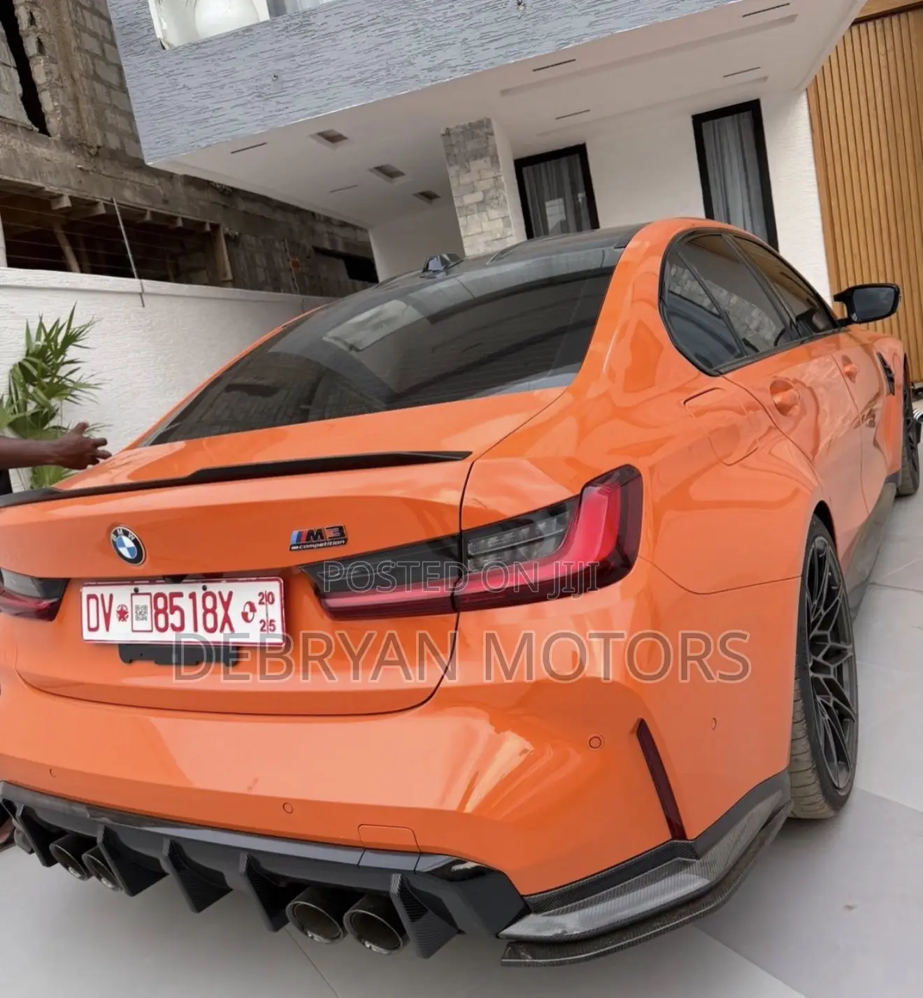 BMW M3 Competition xDrive Sedan 2025 Orange