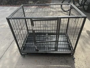 Big Metallic Dog Cage