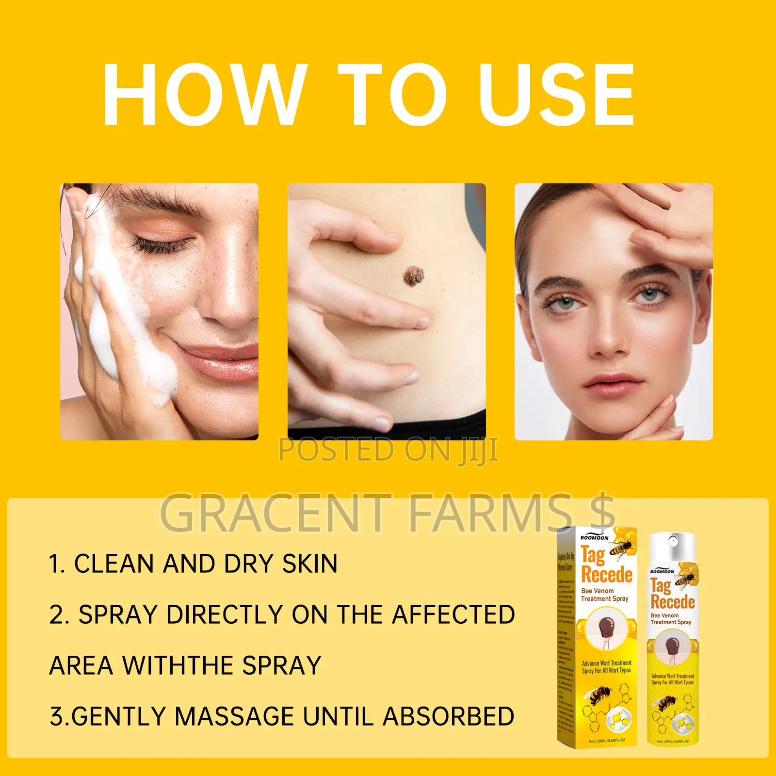 Tag Recede Bee Venom Treatment Spray – (20ml)