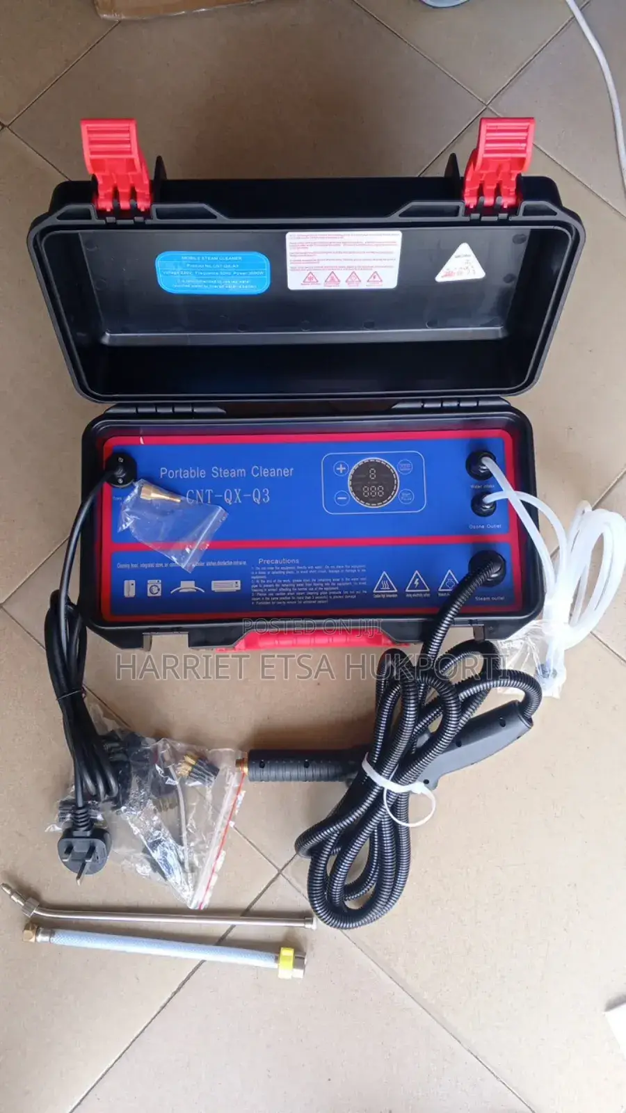 Brand New 3000w Cnt High Pressure Commercial Steam Cleaner