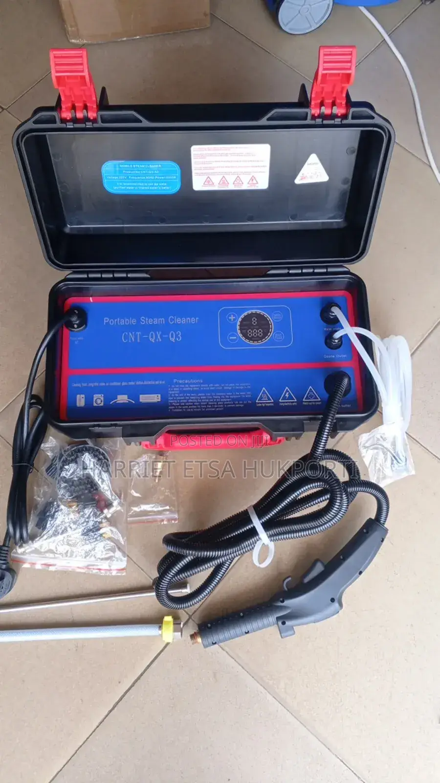 Brand New 3000w Cnt High Pressure Commercial Steam Cleaner