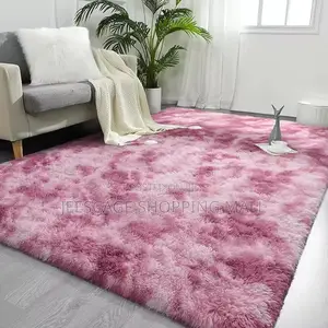 Wholesale Retail Tie-Dyed Rug Is Super Soft Fluffy Modern Shag