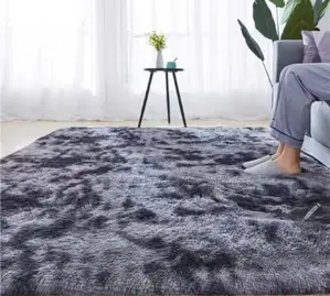 Wholesale Retail Tie-Dyed Rug Is Super Soft Fluffy Modern Shag