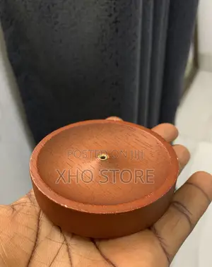 Natural Wooden Incense Holder - Round Design, Suitable for Home, Yoga