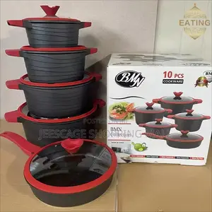 10-Piece Non-Stick Cast Aluminum Cookware Set Wholesale Retail