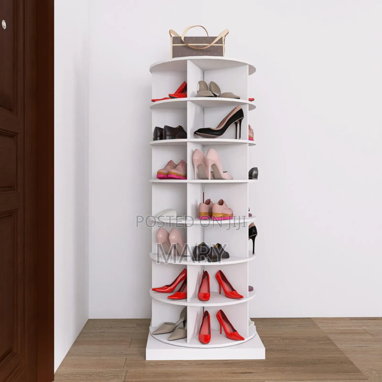 7 Tier Rotating Shoe Rack