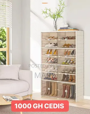 10 Door Foldable Shoes and Clothes Organizer