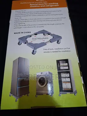 Multifunctional Base For Washing Machine And Refrigerator
