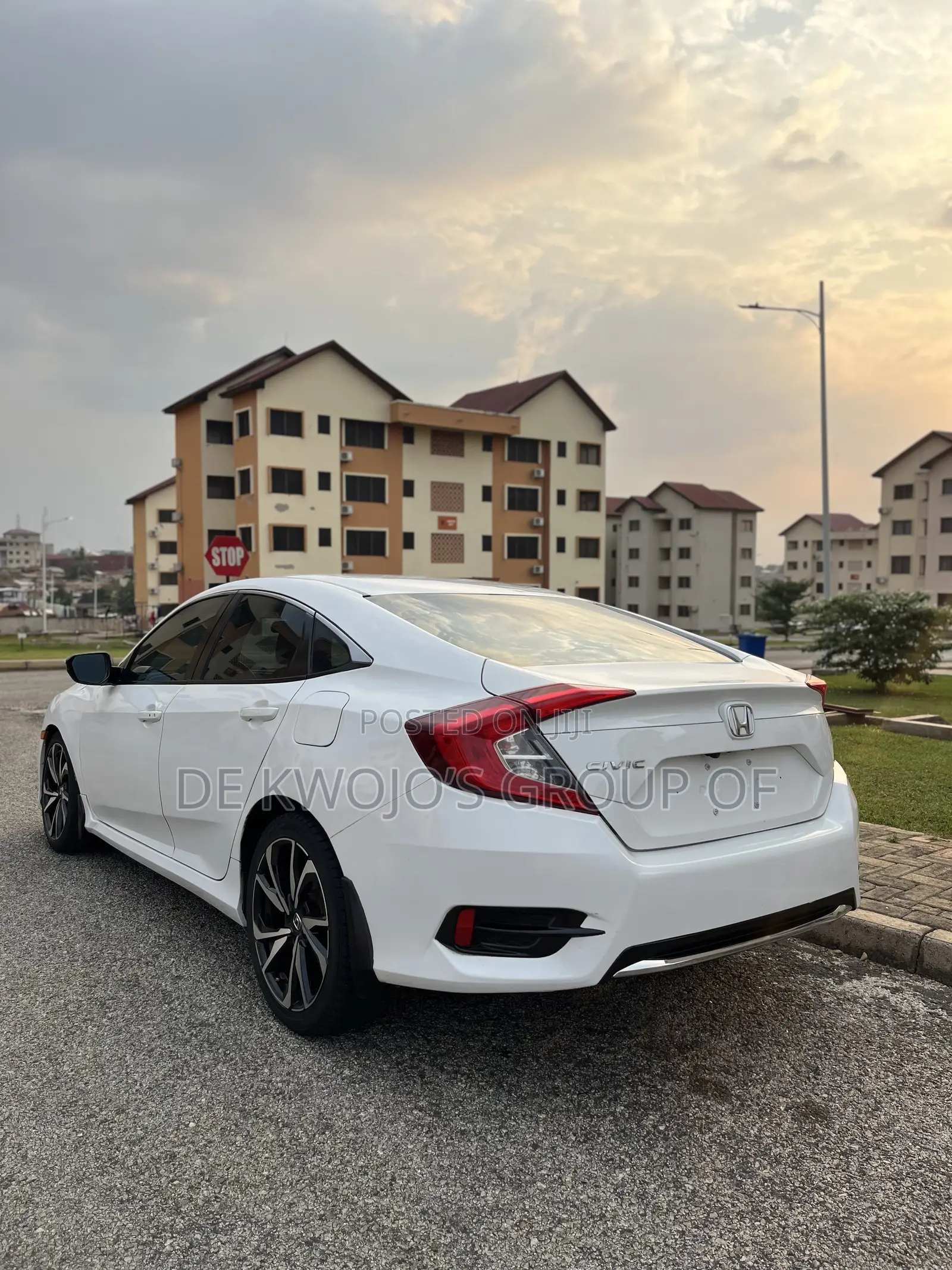 Honda Civic EX Sedan 2019 White