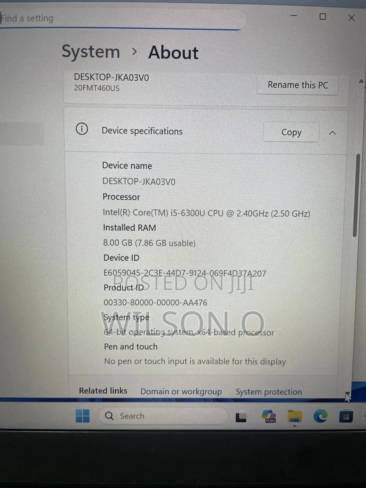 Laptop Lenovo ThinkPad T460 8GB Intel Core I5 SSD 256GB