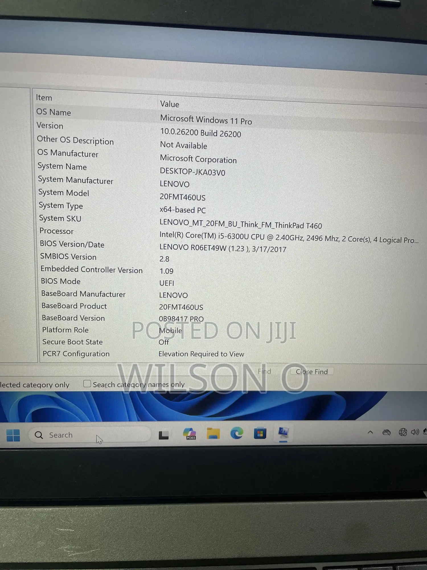 Laptop Lenovo ThinkPad T460 8GB Intel Core I5 SSD 256GB