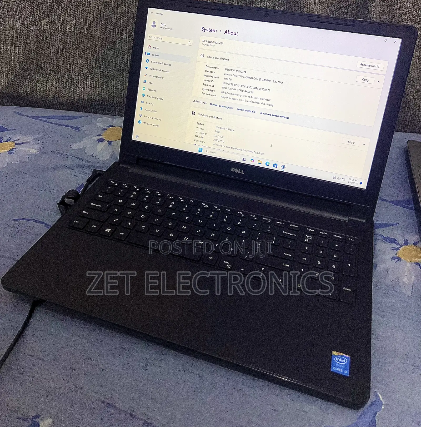 Laptop Dell Inspiron 15 4GB Intel Core i3 HDD 1T